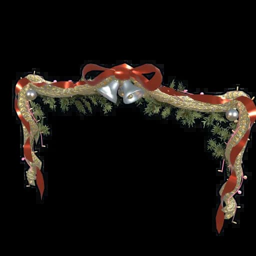 Festive Double Doorway Garland Item