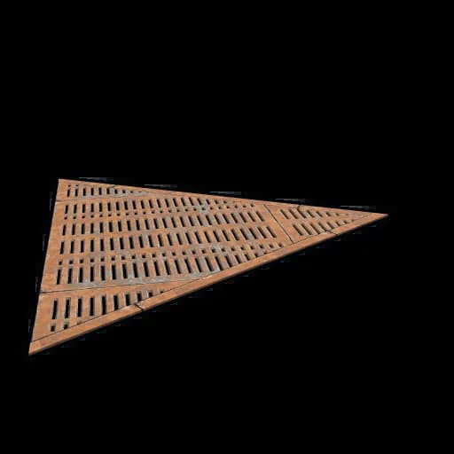 Floor triangle grill Item