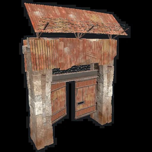 High External Stone Gate Item