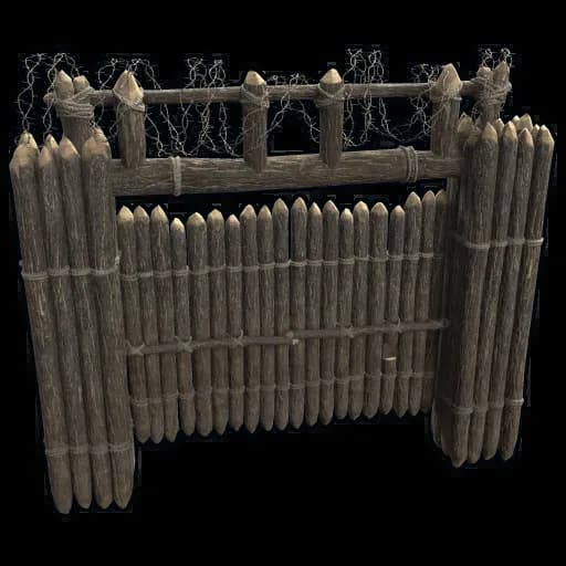 High External Wooden Gate Item