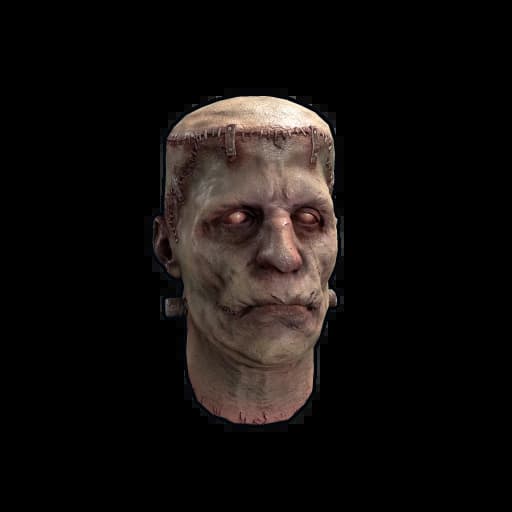 Medium Frankenstein Head Item