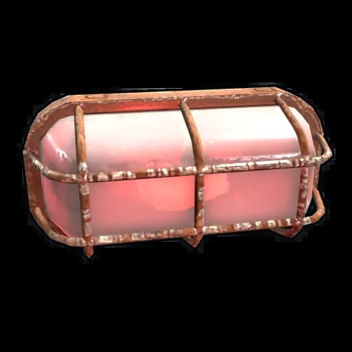 Red Industrial Wall Light Item