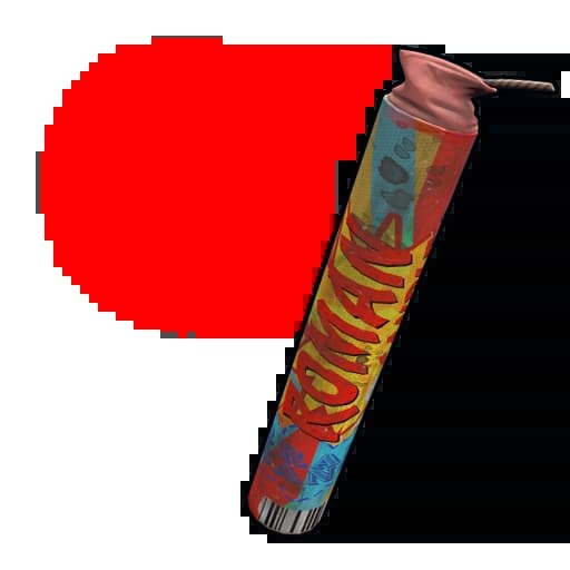 Red Roman Candle Item