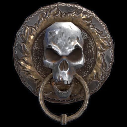 Skull Door Knocker Item