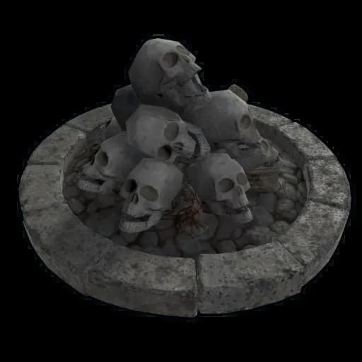 Skull Fire Pit Item