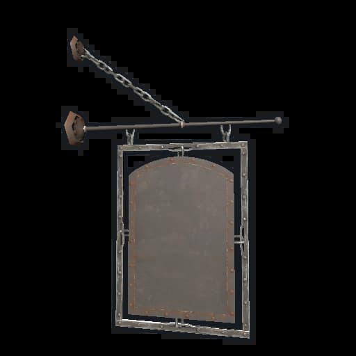 Two Sided Hanging Sign Item