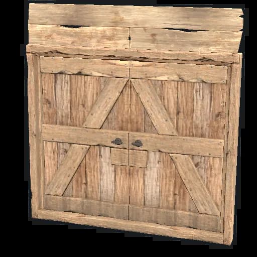 Wood Double Door Item