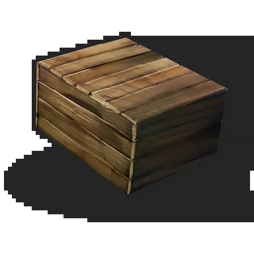 Wood Storage Box Item